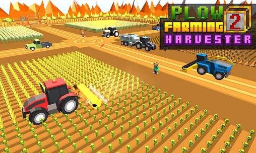 game pic for Blocky plow farming harvester 2